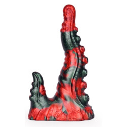MONSTERED Gode Bukolix 16 x 5cm Noir et Rouge
